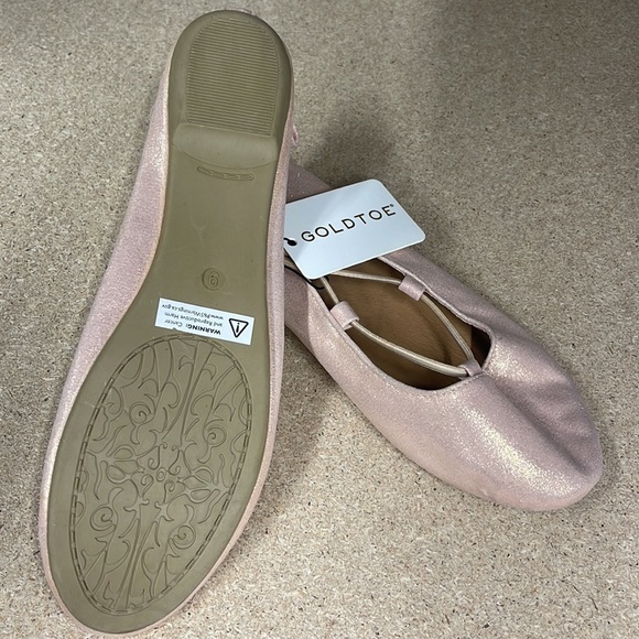 GOLDTOE BALLET FLATS - shiny - Picture 2 of 4